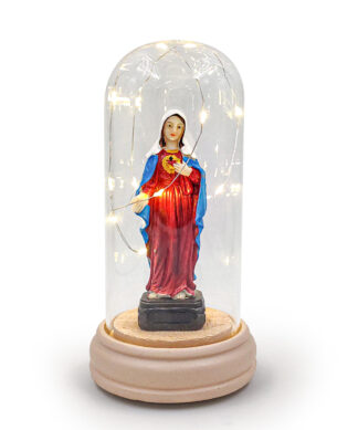 BL71162 IMAGEN EN LAMPARA DEL CORAZÓN MARÍA